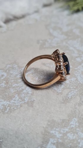 Bague en plaqué or marguerite