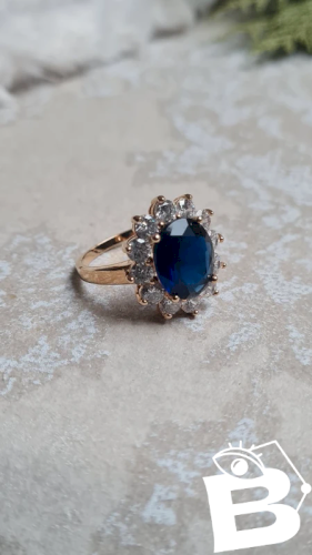 Bague en plaqué or marguerite