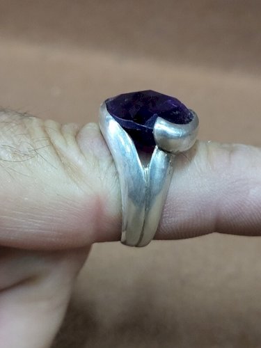 BAGUE FEMME EN ARGENT DE 9,71 GRAMMES + PIERRE
