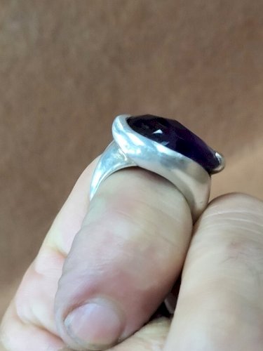 BAGUE FEMME EN ARGENT DE 9,71 GRAMMES + PIERRE