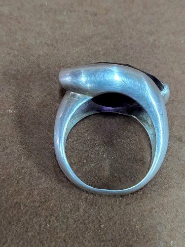 BAGUE FEMME EN ARGENT DE 9,71 GRAMMES + PIERRE