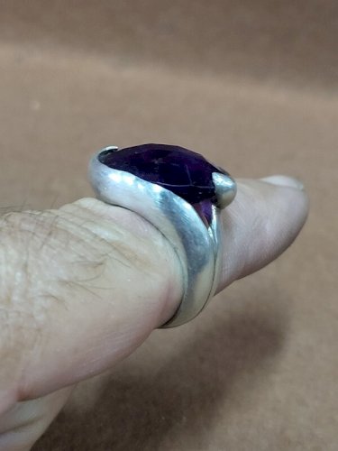 BAGUE FEMME EN ARGENT DE 9,71 GRAMMES + PIERRE