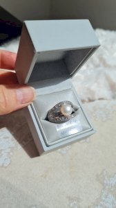 Bague Maty 925 et perle de culture