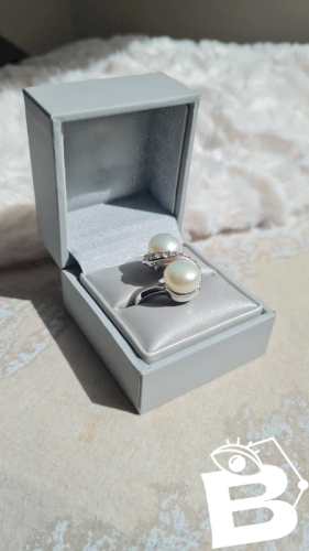 Bague Maty Toi et Moi 925 et perles de culture