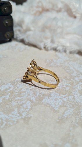 Bague Napoléon III plaqué or