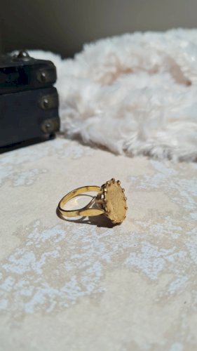 Bague Napoléon III plaqué or