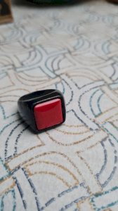 Scooter ring Paris T60 Black and Red unisex