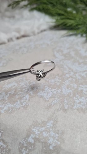 Bague toi & moi en argent avec saphirs