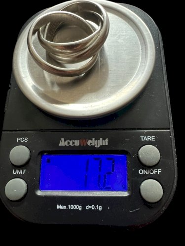 Bague Trinity Argent Massif Versani New York Unisexe Vintage 65FR Haut de Gamme