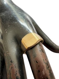 Bague Vintage Art Déco Vers 1925 Chevalière, Unisexe. Taille 60Fr Bijoux, Ancien