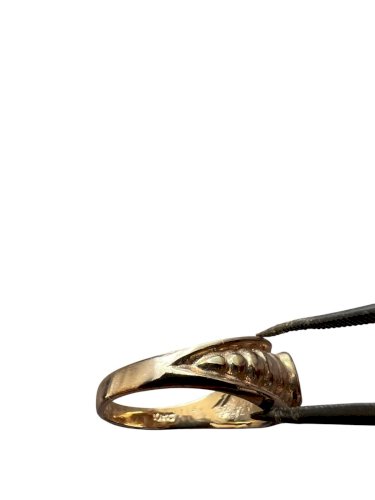 Bague Vintage Style Art Déco Plaqué Or Taille 54 Fr Retro Élégant, Chic, Cocktai