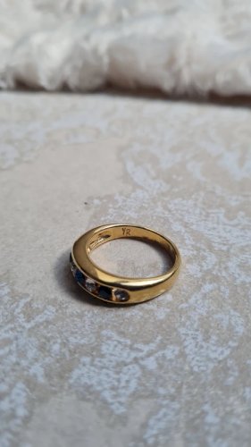 Bague Yves Rocher avec strass taille 19,5