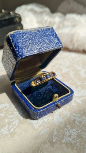 Bague Yves Rocher avec strass taille 19,5