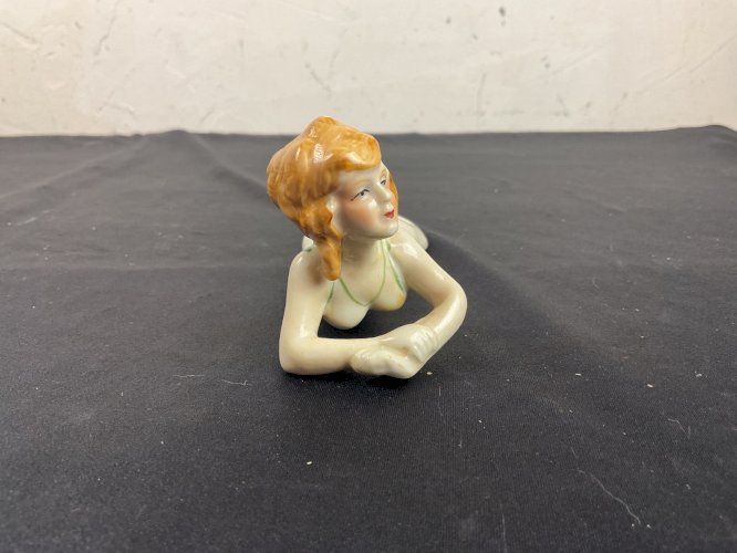 baigneuse en porcelaine Pin-up Sexy Allemande art nouveau -art déco