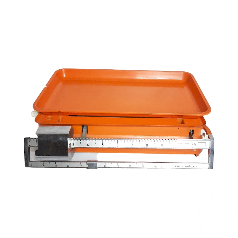 Balance Terraillon Orange Vintage 10Kg des années Seventy