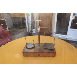 19th Century Balance Trebuchet with its Weights.