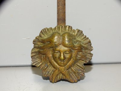 -BALANCIER pour PENDULE PORTIQUE STYLE LOUIS XVI ROI SOLEIL JUS de GRENIER   D