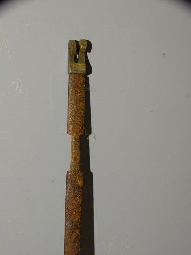 -BALANCIER pour PENDULE PORTIQUE STYLE LOUIS XVI ROI SOLEIL JUS de GRENIER   D