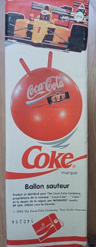 Ballon sauteur COCA-COLA  vintage  neuf  1992