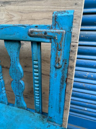 Banc art déco en  teck birman