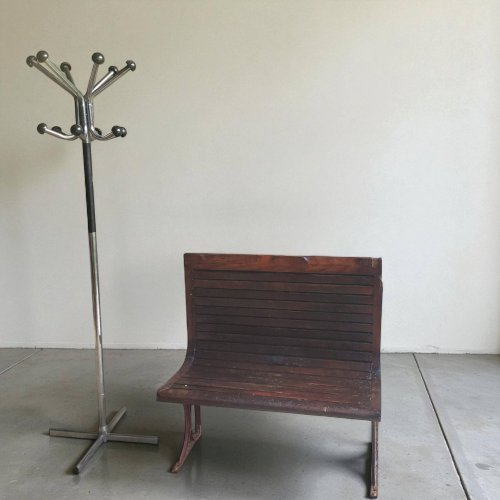 Banc / Banquette de métro parisien Sprague 1930s