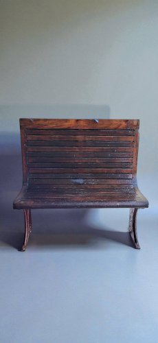 Banc / Banquette de métro parisien Sprague 1930s