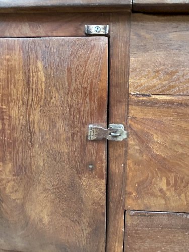 banc - coffre en teck birman