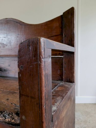 Banc en bois massif du XIX ème siècle