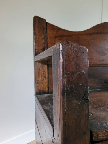 Banc en bois massif du XIX ème siècle