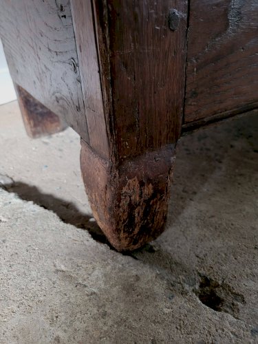 Banc en bois massif du XIX ème siècle