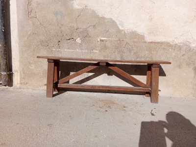 Banc en chêne ancien