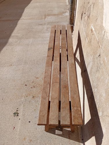 Banc en chêne ancien