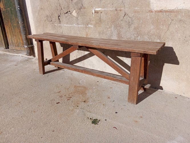 Banc en chêne ancien