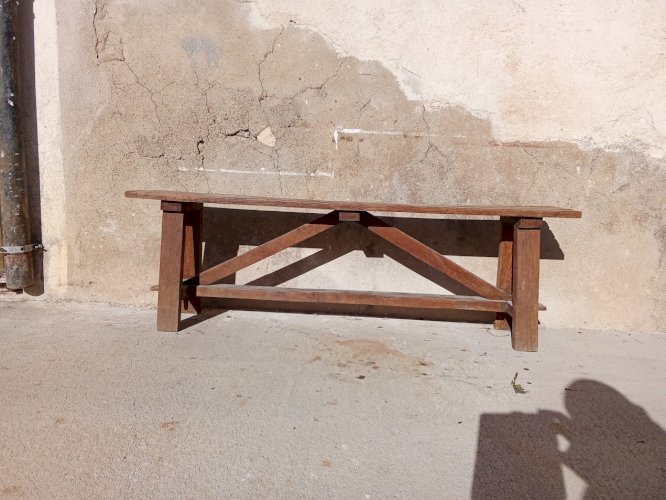 Banc en chêne ancien