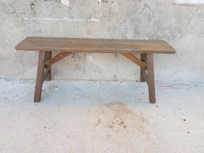  Banc en chêne massif 