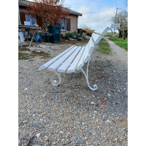 Banc Fer Forgé des Années 60