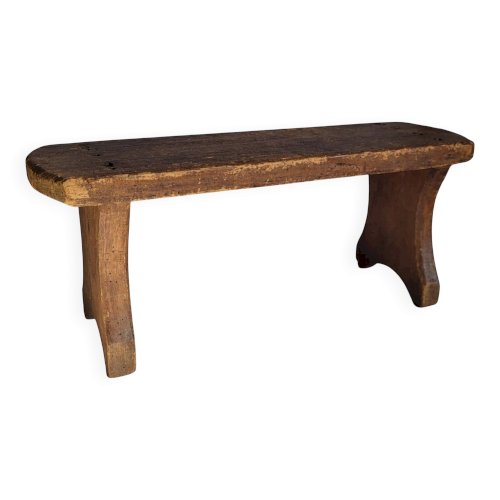 Banc / repose pieds en bois