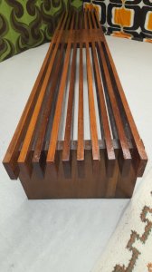 Banc teck 1960 vintage