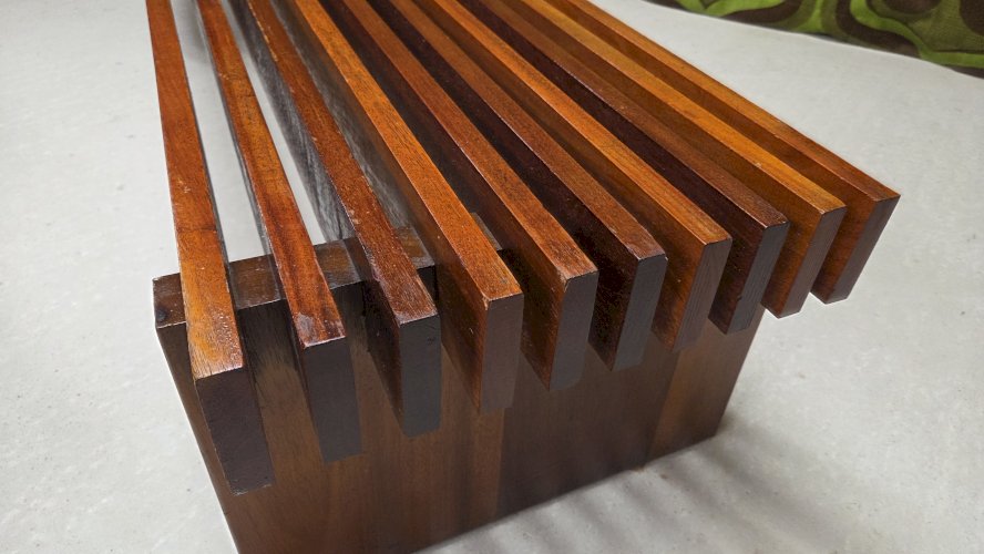 Banc teck 1960 vintage