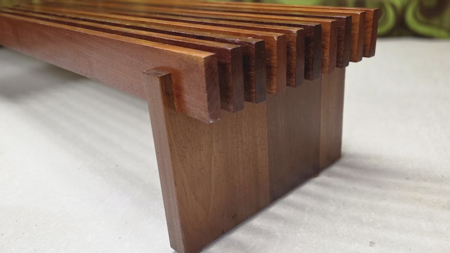 Banc teck 1960 vintage