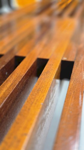 Banc teck 1960 vintage