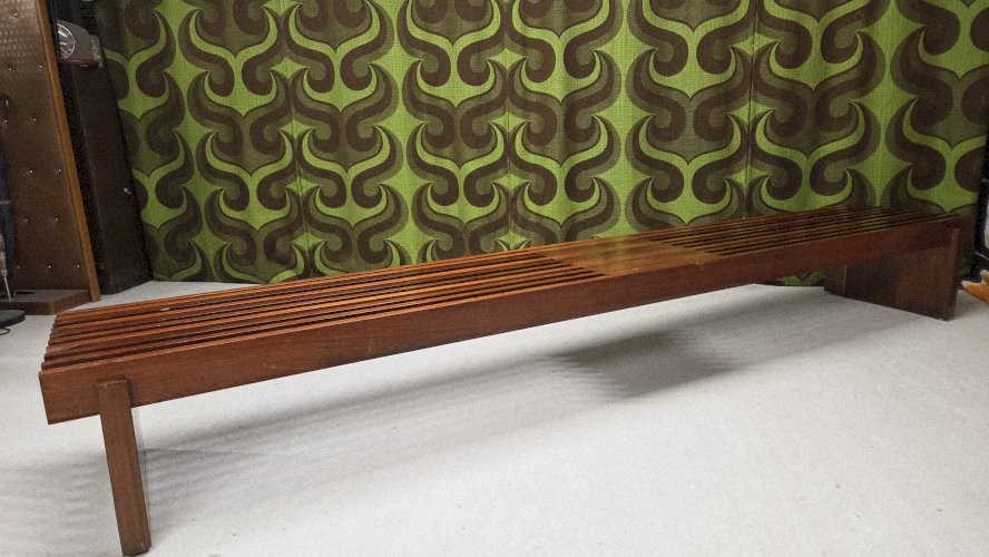 Banc teck 1960 vintage