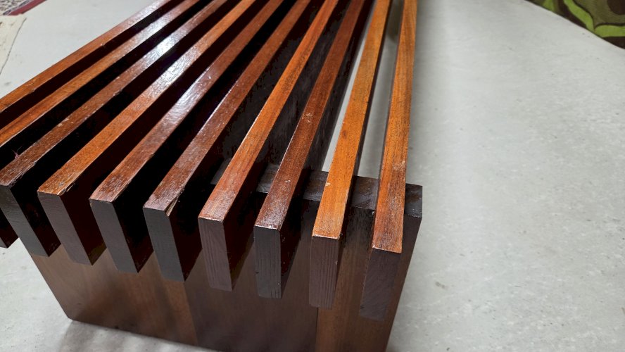 Banc teck 1960 vintage