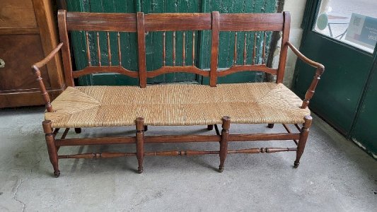 BANQUETTE EN PAILLE 3 PLACES RADASSIER PROVENCAL