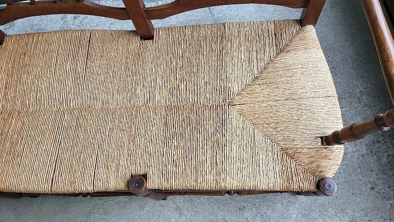 BANQUETTE EN PAILLE 3 PLACES RADASSIER PROVENCAL