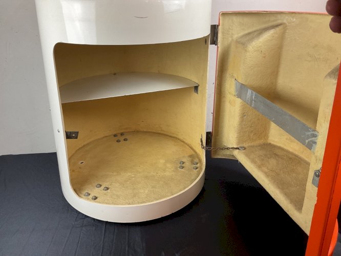 BAR roulant VINTAGE 1960-70 SPACE AGE fibres de verre