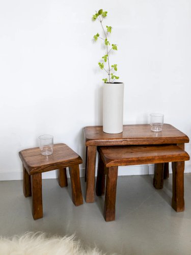 Barbara, l'ensemble de tables gigognes N°52