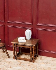 Barbara, nesting wooden tables No. 57