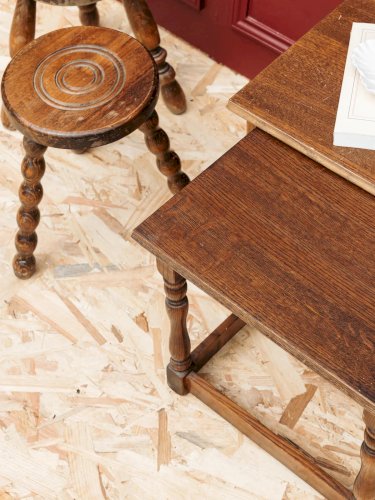 Barbara, les tables gigognes en bois N°57