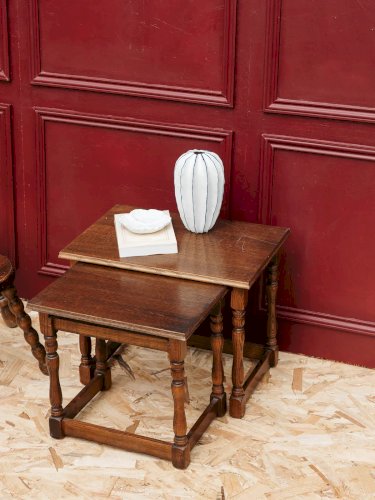 Barbara, les tables gigognes en bois N°57